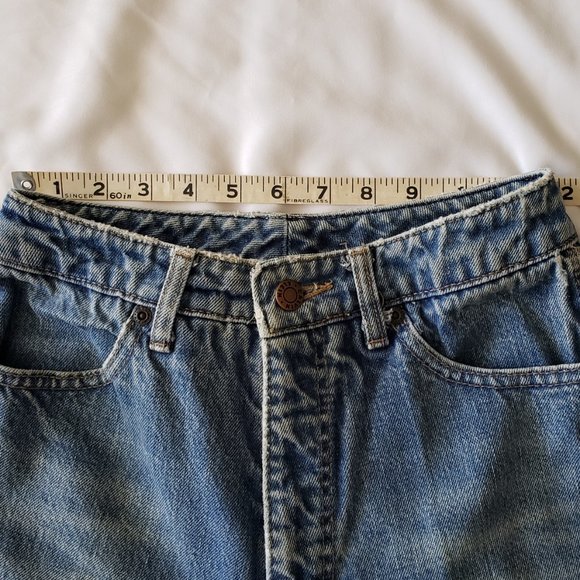 **SOLD**Vintage 1970s Calvin Klein USA Made High-Rise Jeans 24 X 33 Juniors - Picture 8 of 11